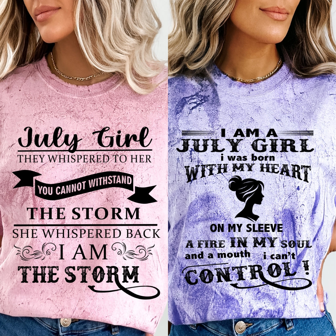 July Combo (I Am Storm And Fire In My Soul) Combo Pack