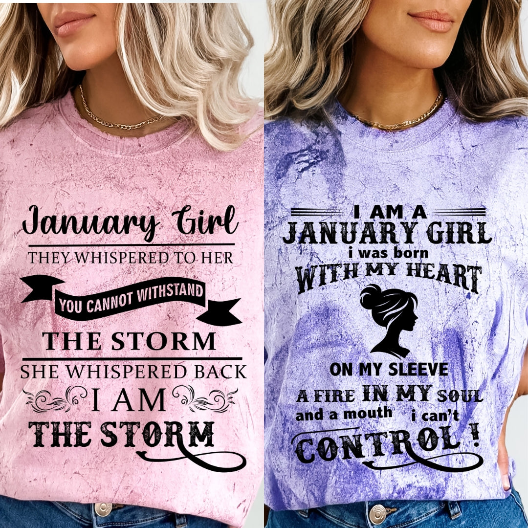 January Combo (I Am Storm And Fire In My Soul) Combo Pack