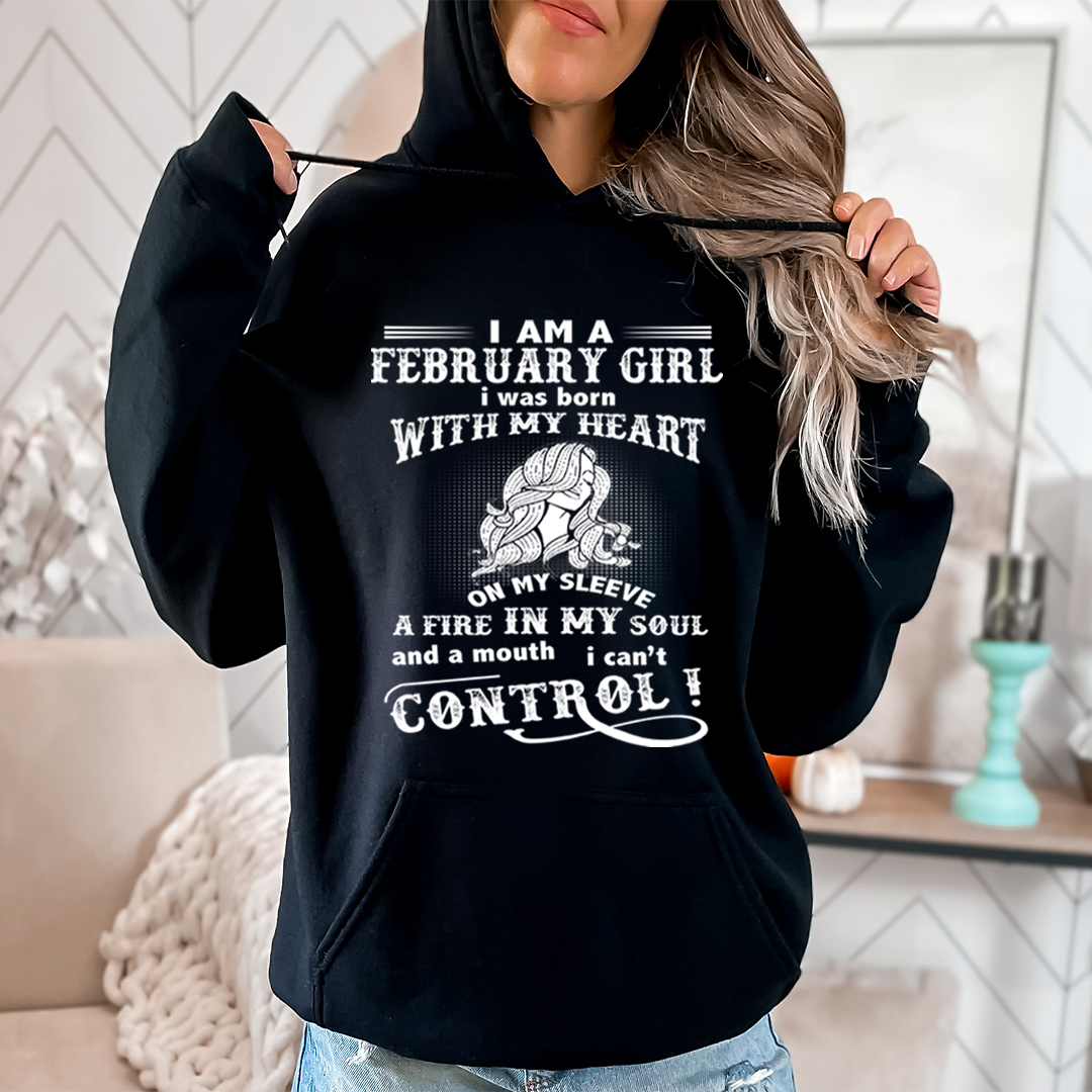 A Fire In My Soul ( February Girl ) - Sweatshirt & Hoodie - Cozy & Soft