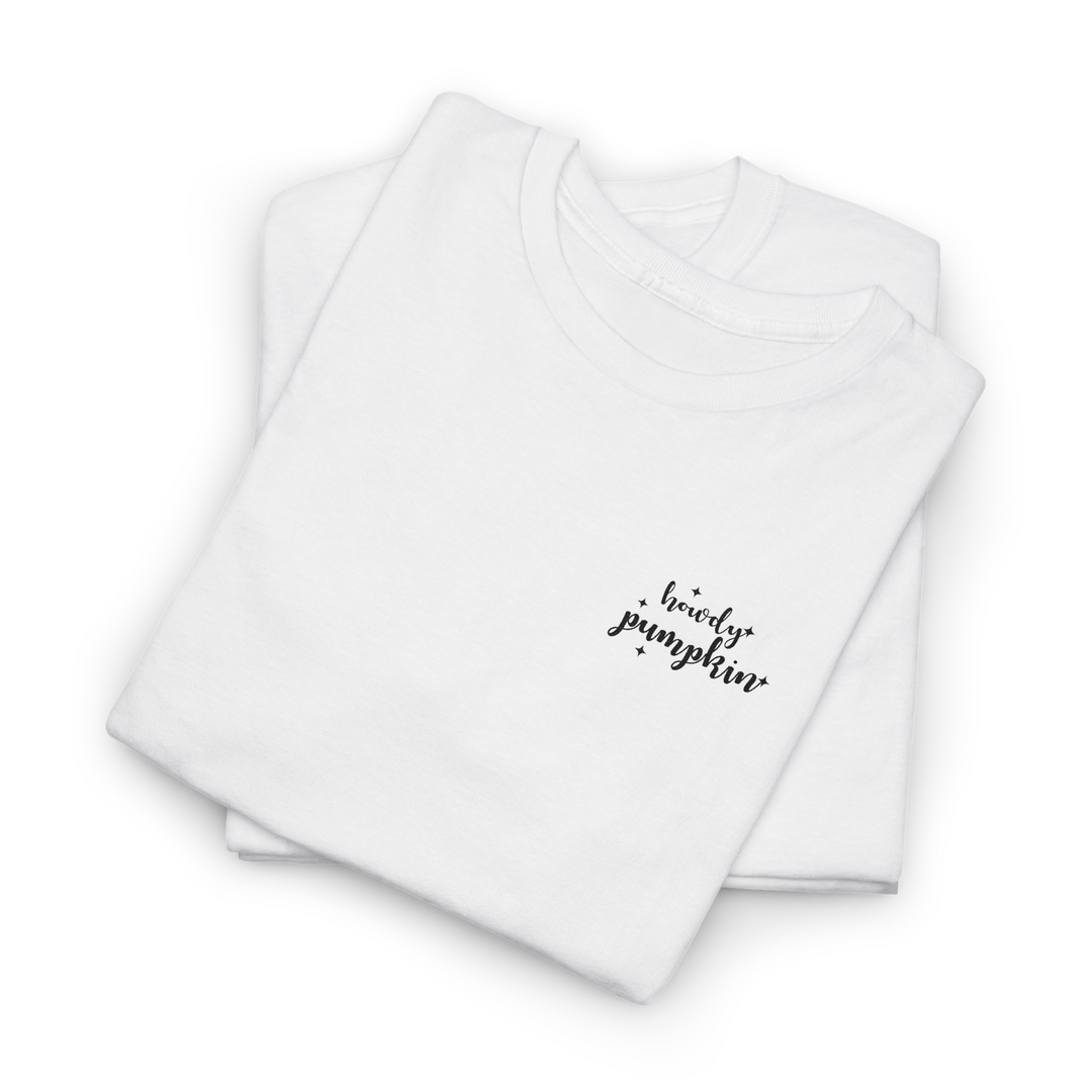 Howdy Pumpkin - Embroidery Design (T-Shirt)