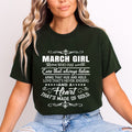 March Girl Who Has Heart That's Made Of Gold  - Unisex T-Shirt