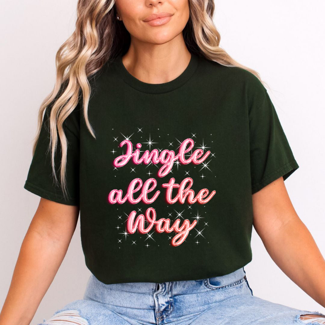 Pink Jingle way - Unisex T-Shirt