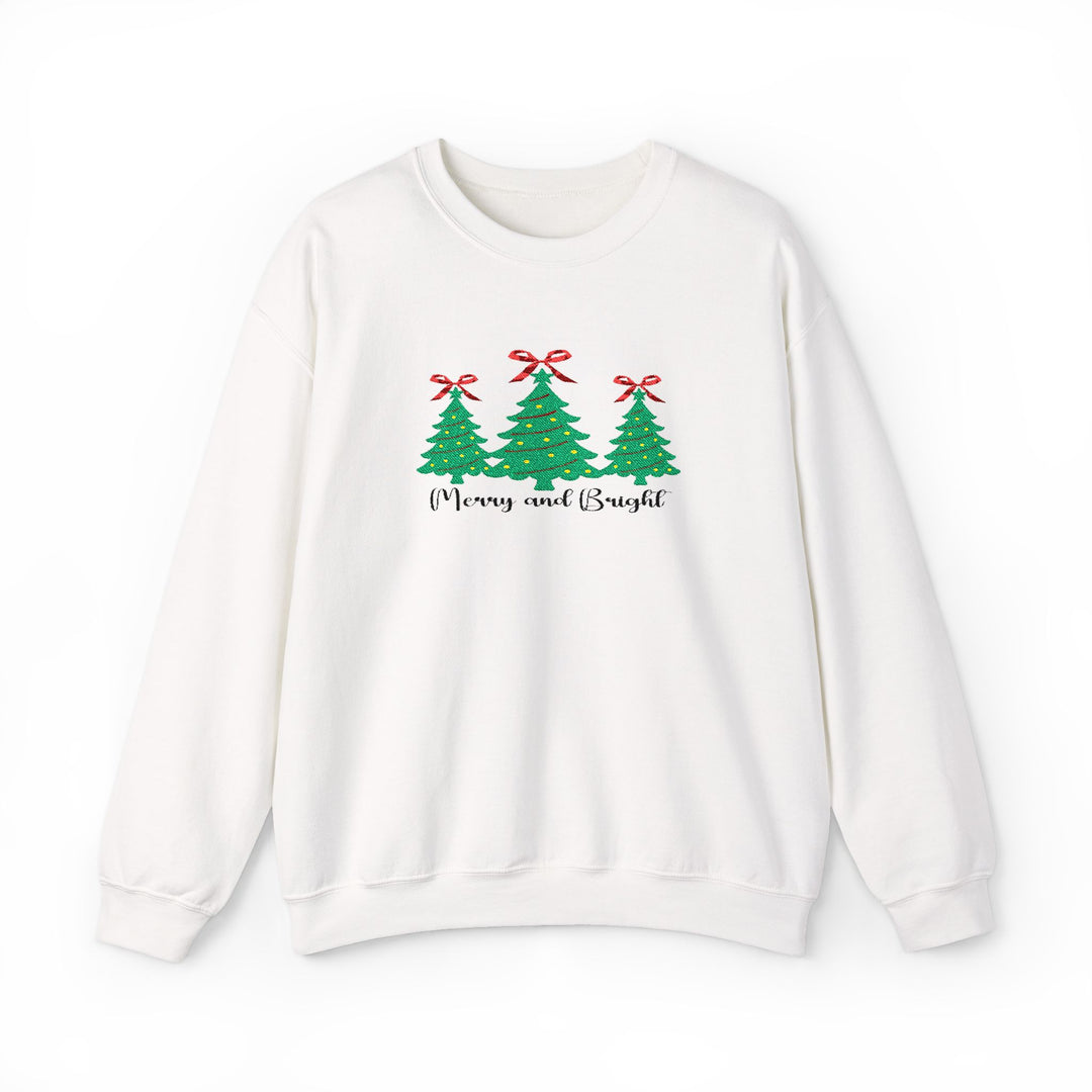 Merry And Bright - Embroidery Design (Sweatshirt & Hoodie)