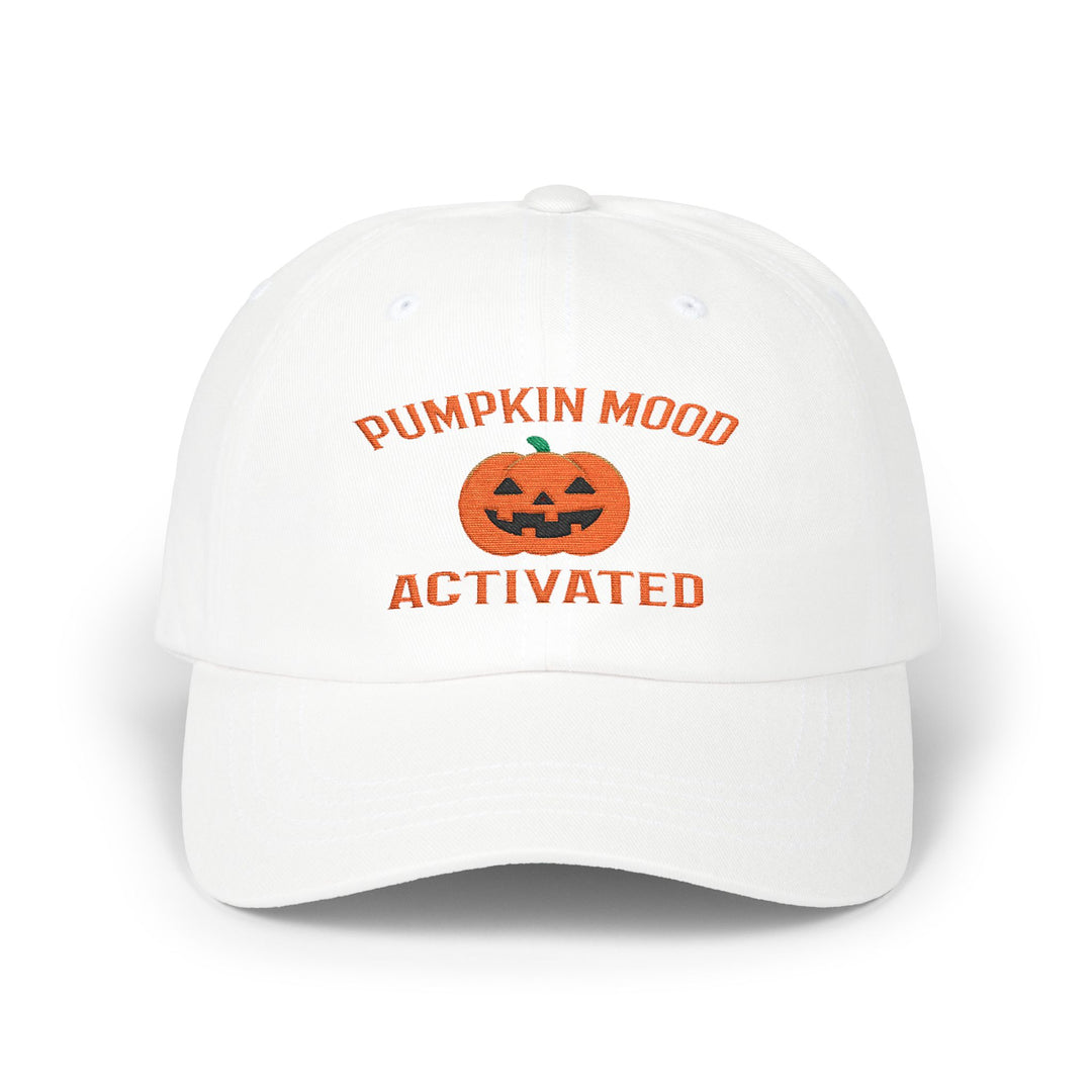 Pumpkin Mood Activated - Embroidery Design (Cap)