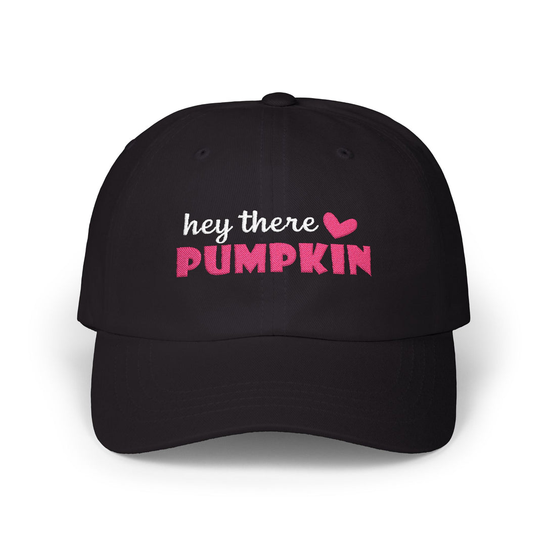 Hey There Pumpkin - Embroidery Design (Cap)