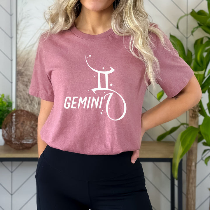 ''Gemini II" Astrological- Bella Canvas