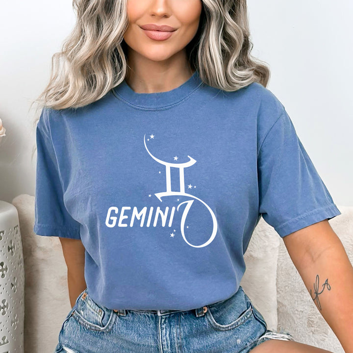 ''Gemini II" Astrological- Bella Canvas