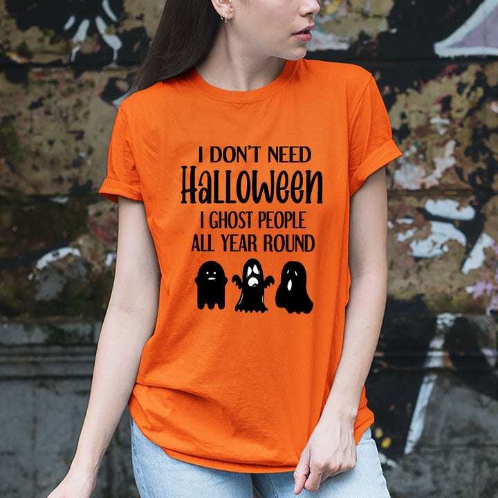''I GHOST PEOPLE ALL YEAR ROUND''