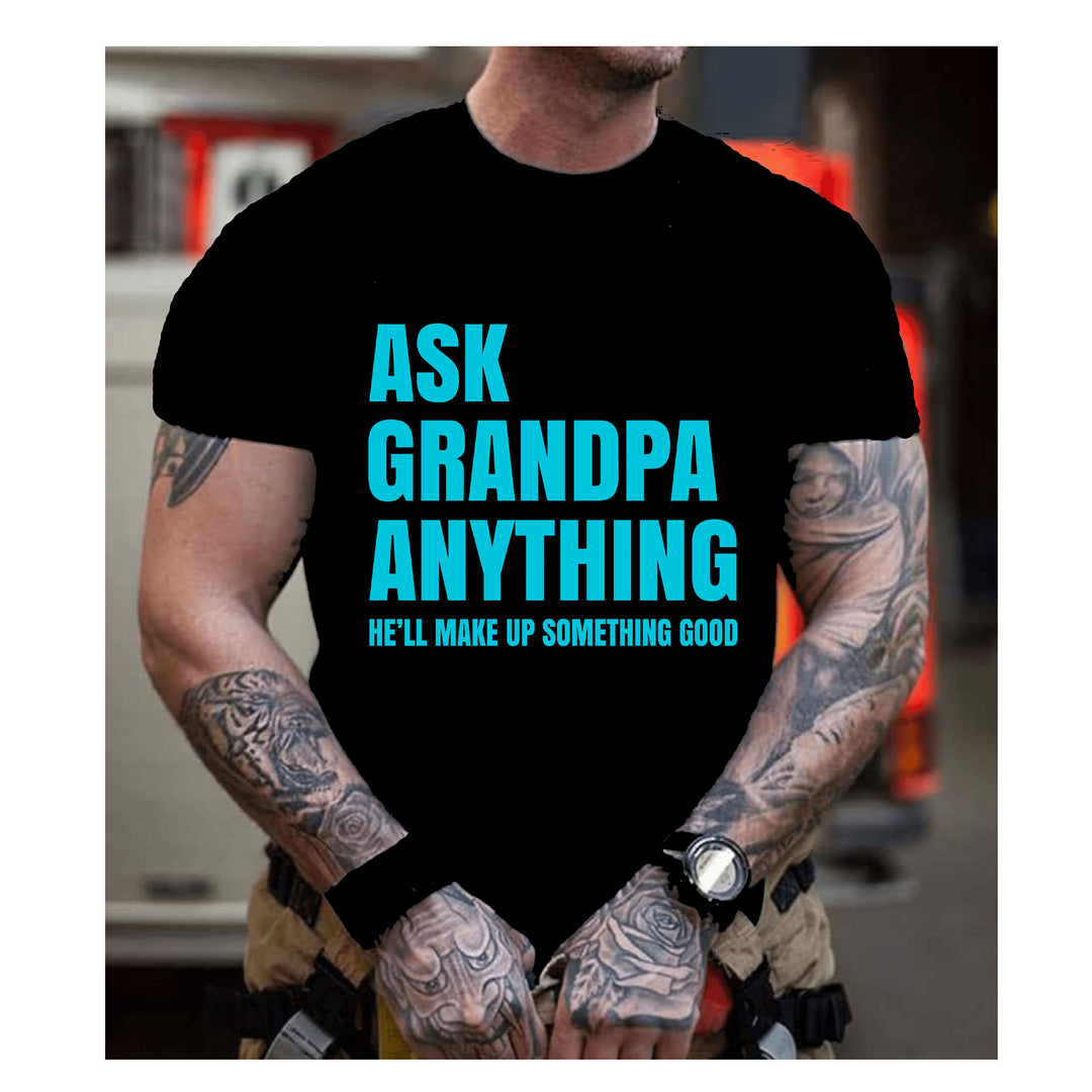 ASK GRANDPA ANYTHING-Men Tee