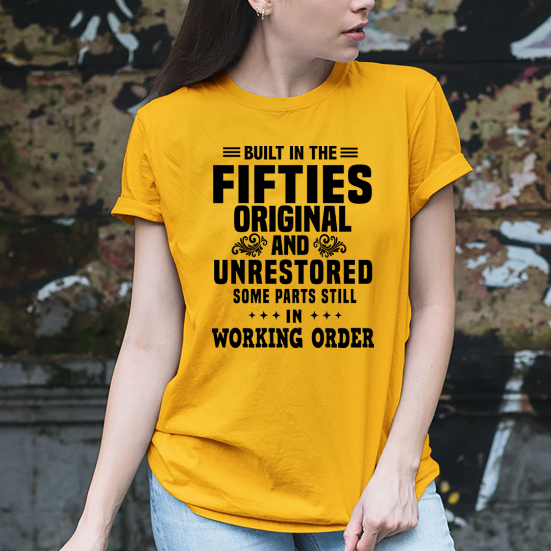 Built In The Fifties - Unisex T-Shirt