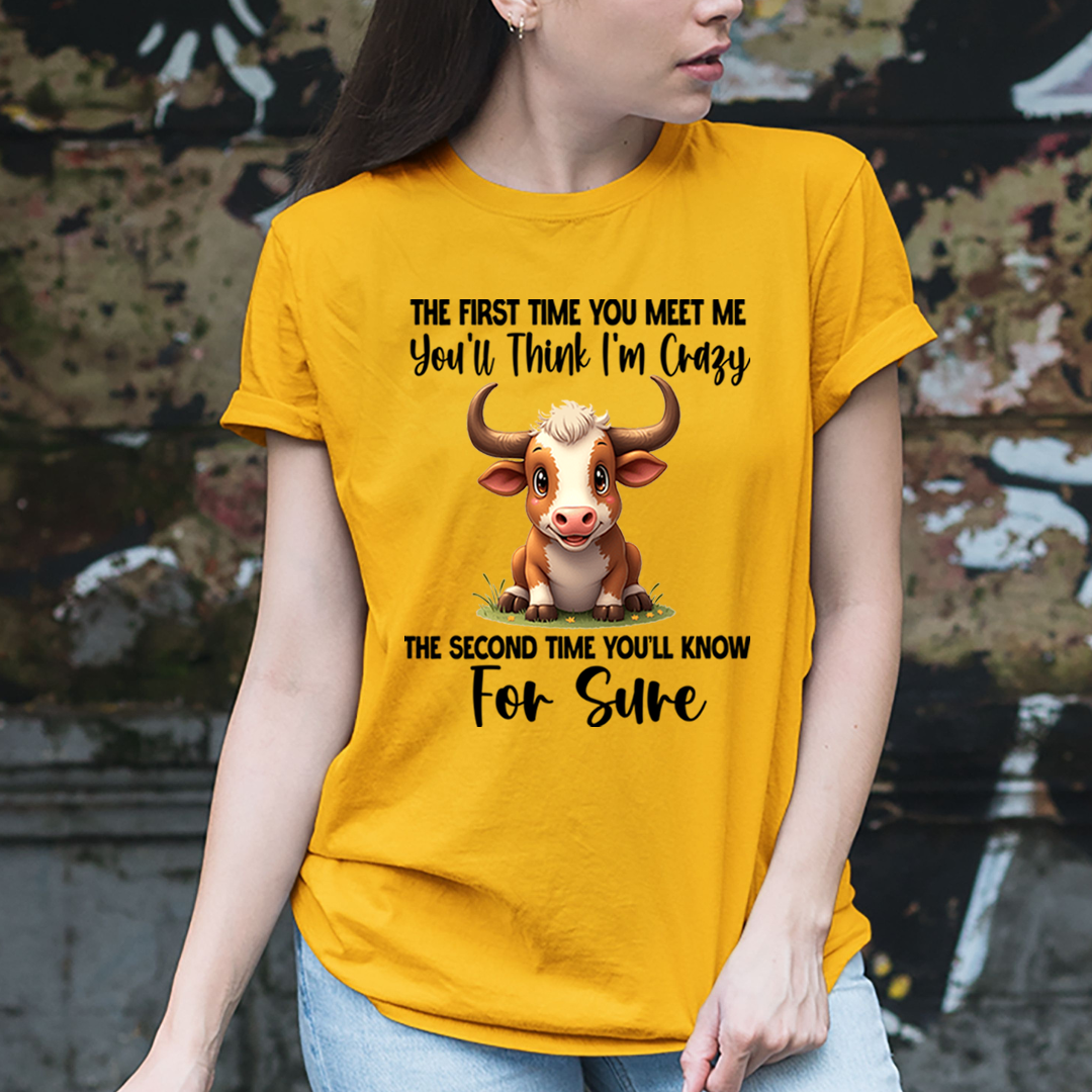 You'll Think I'm Crazy For Sure - Unisex T-Shirt