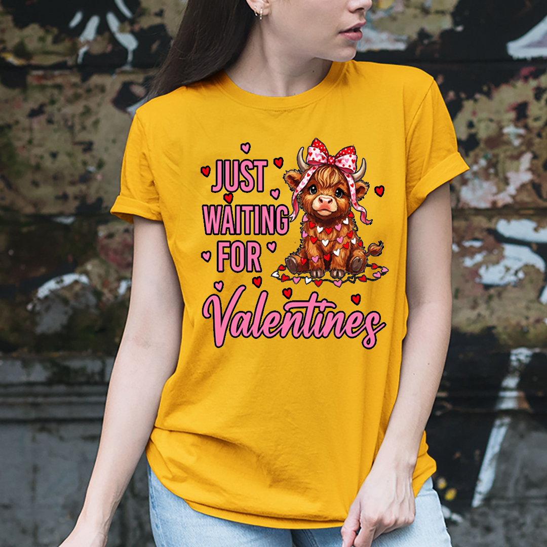 Just Waiting For Valentine - Unisex T-Shirt