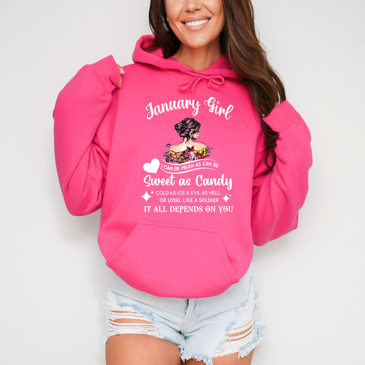 January Girl Sweet As Candy - Cozy & Soft.