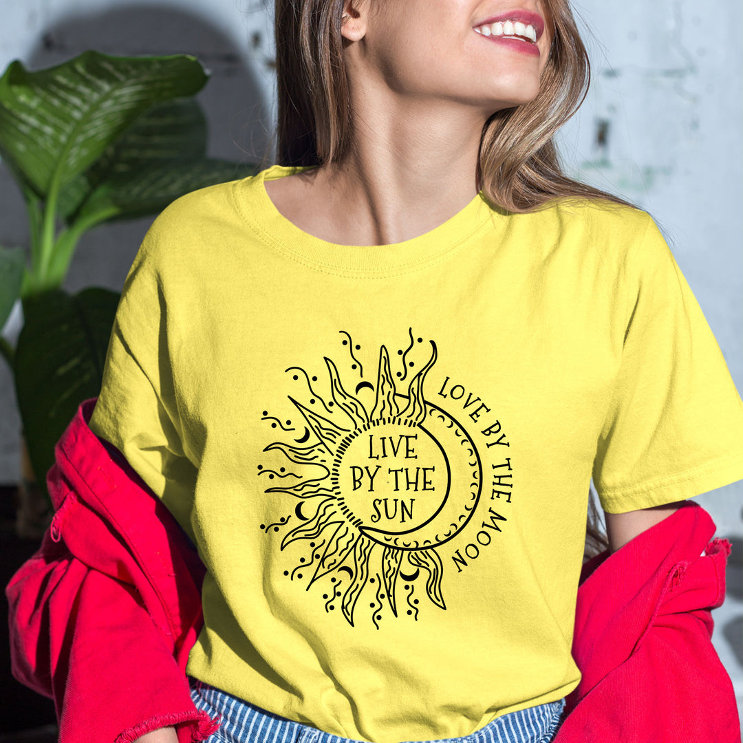 'Live By The Sun'' Bella Canvas