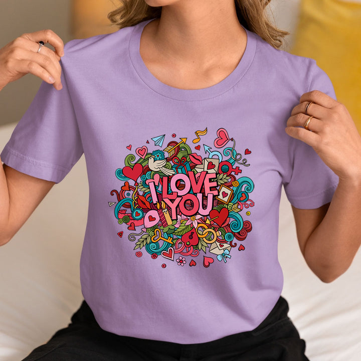 I LOVE YOU NEW (COLORFUL DESIGN) - Unisex T-Shirt