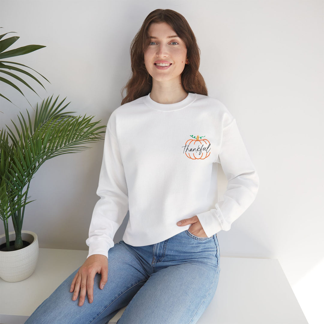 Thankful - Embroidery Design (Sweatshirt & Hoodie)