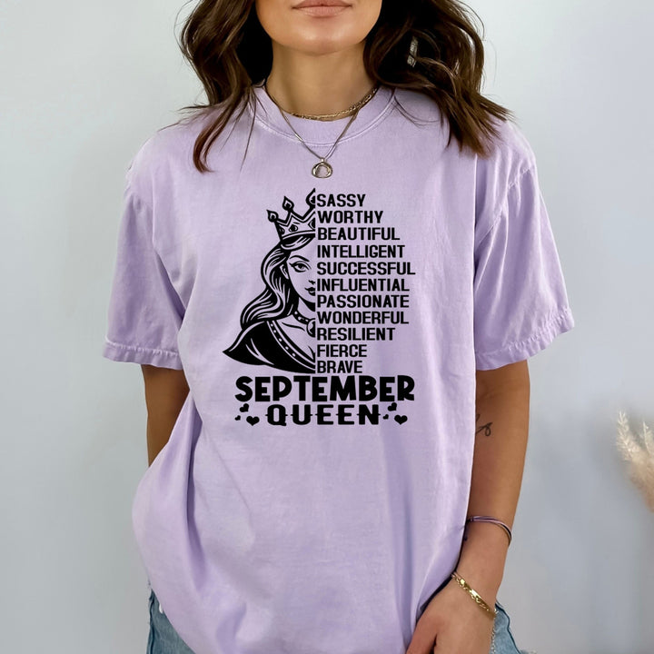 September Queen Worthy And Beautiful - Bella Canvas