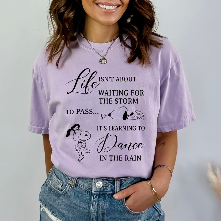 Life Is Not About Waiting For The Storm - Bella canvas