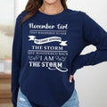 November Girl ( I Am The Storm) - Long-Sleeve Tee