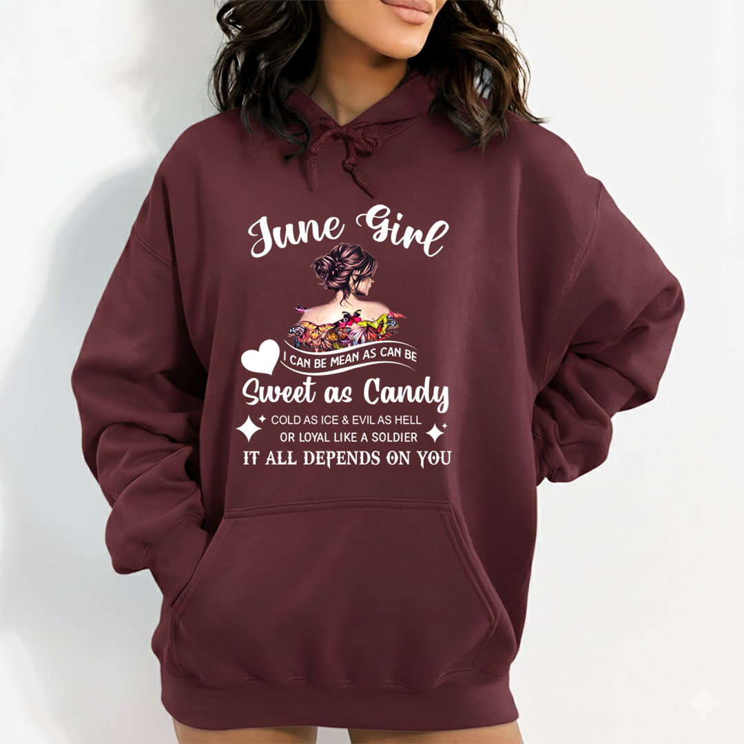 June Girl Sweet As Candy - Cozy & Soft.