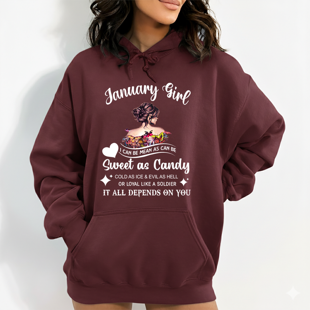 January Girl Sweet As Candy - Cozy & Soft.