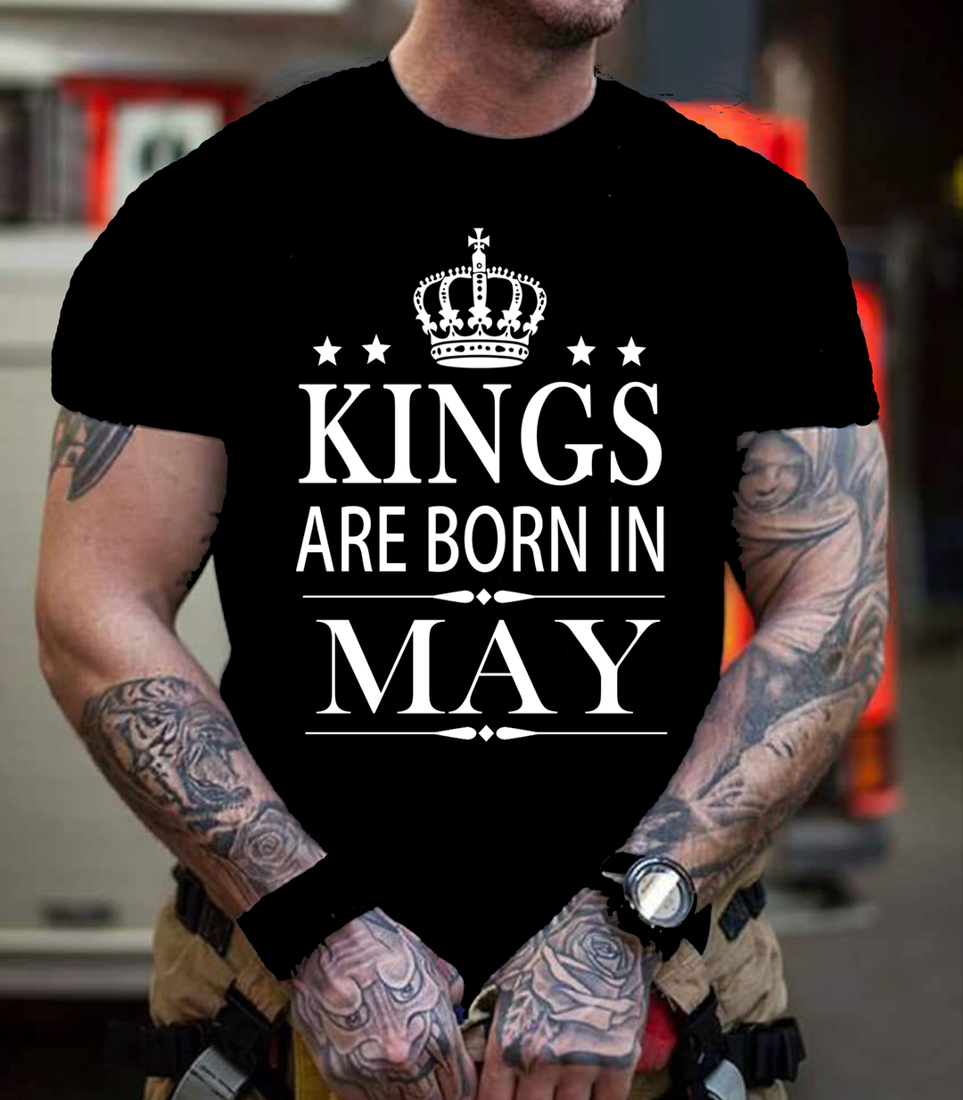King Are Born In May - Men's Tee