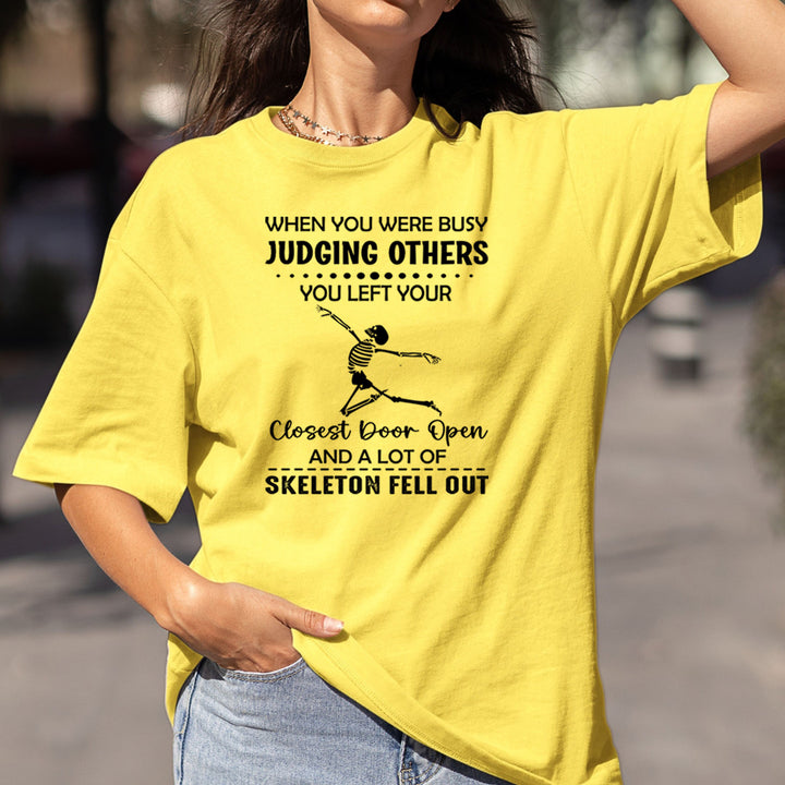 Skeleton Fell Out - Bella Canvas