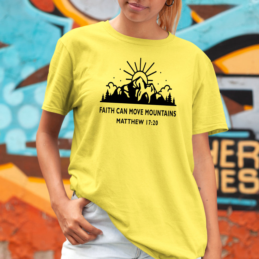 Faith can move mountain- Bella Canvas
