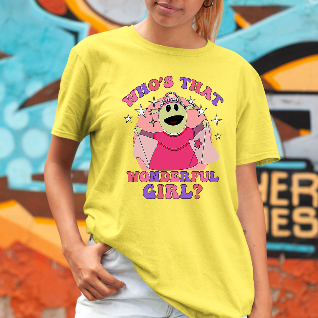 Who's That Wonderful Girl? - Bella canvas