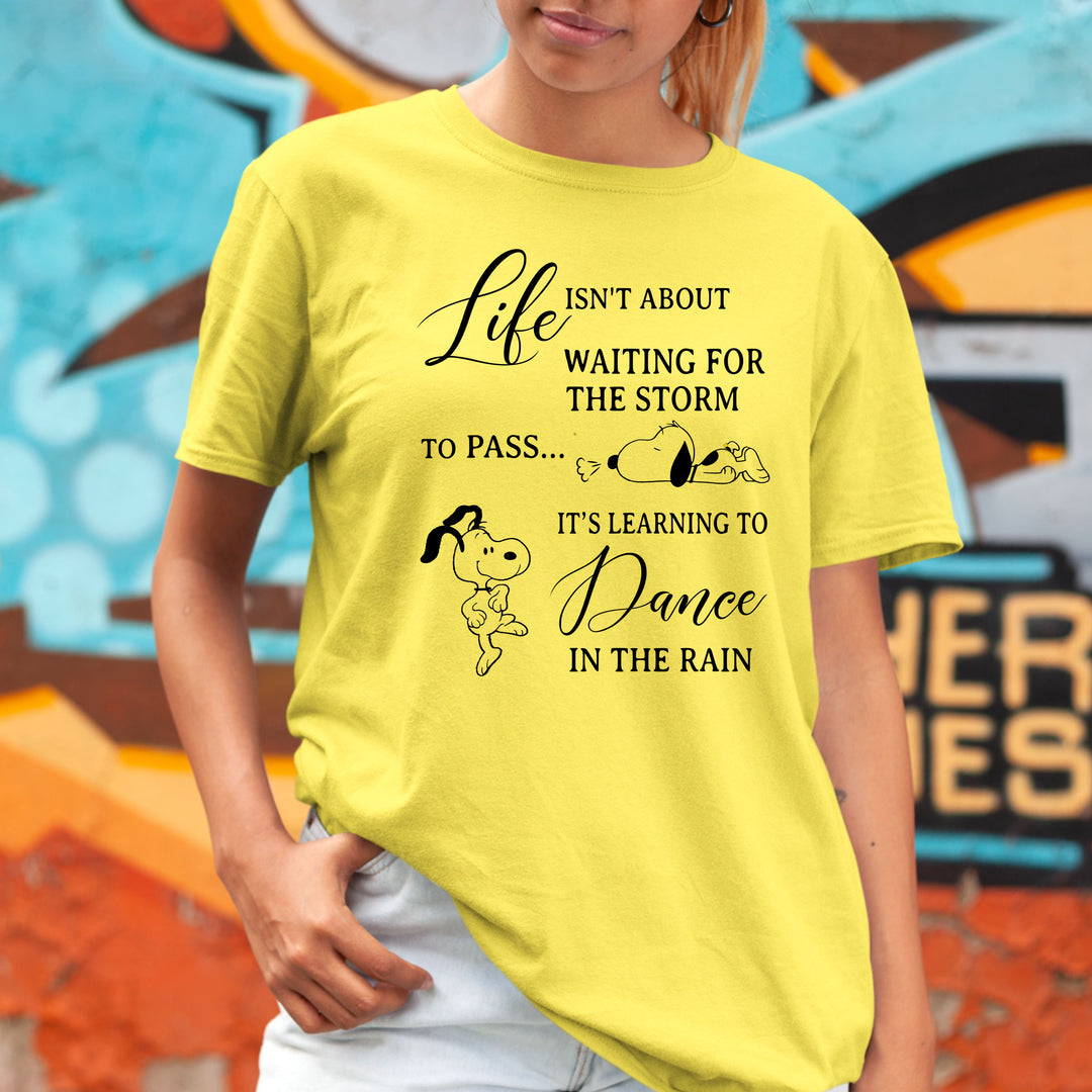 Life Is Not About Waiting For The Storm - Bella canvas