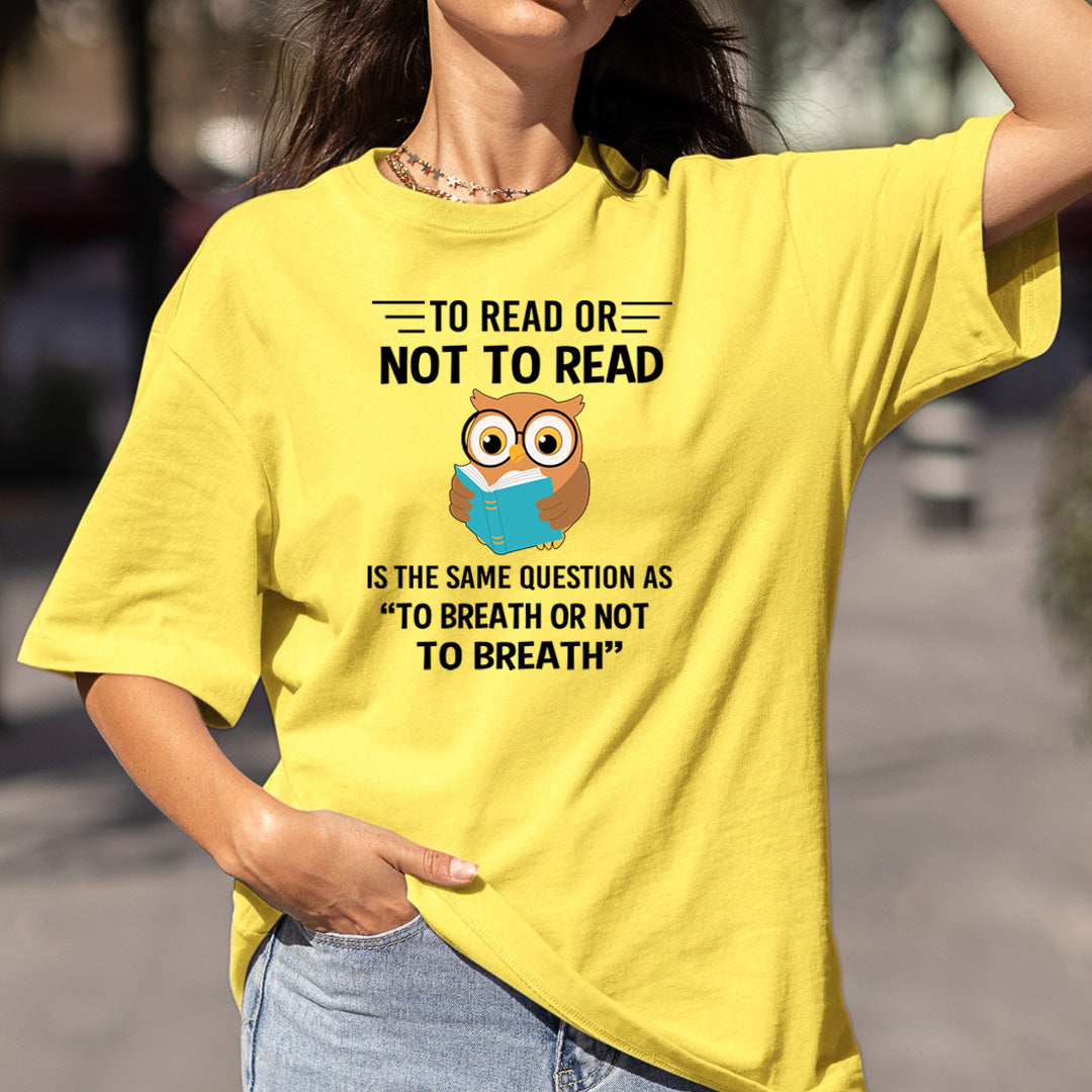 To Read Or Not To Read - Bella Canvas