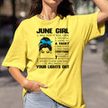 June Girl (Speaks Fluent Sarcasm) - Bella Canvas
