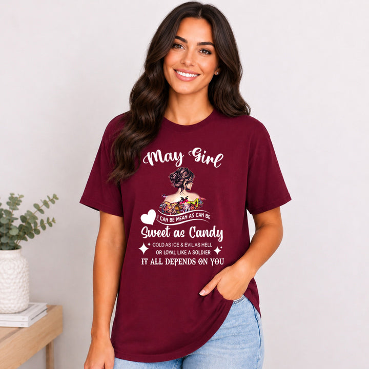 May Girl Sweet As Candy - Bella Canvas