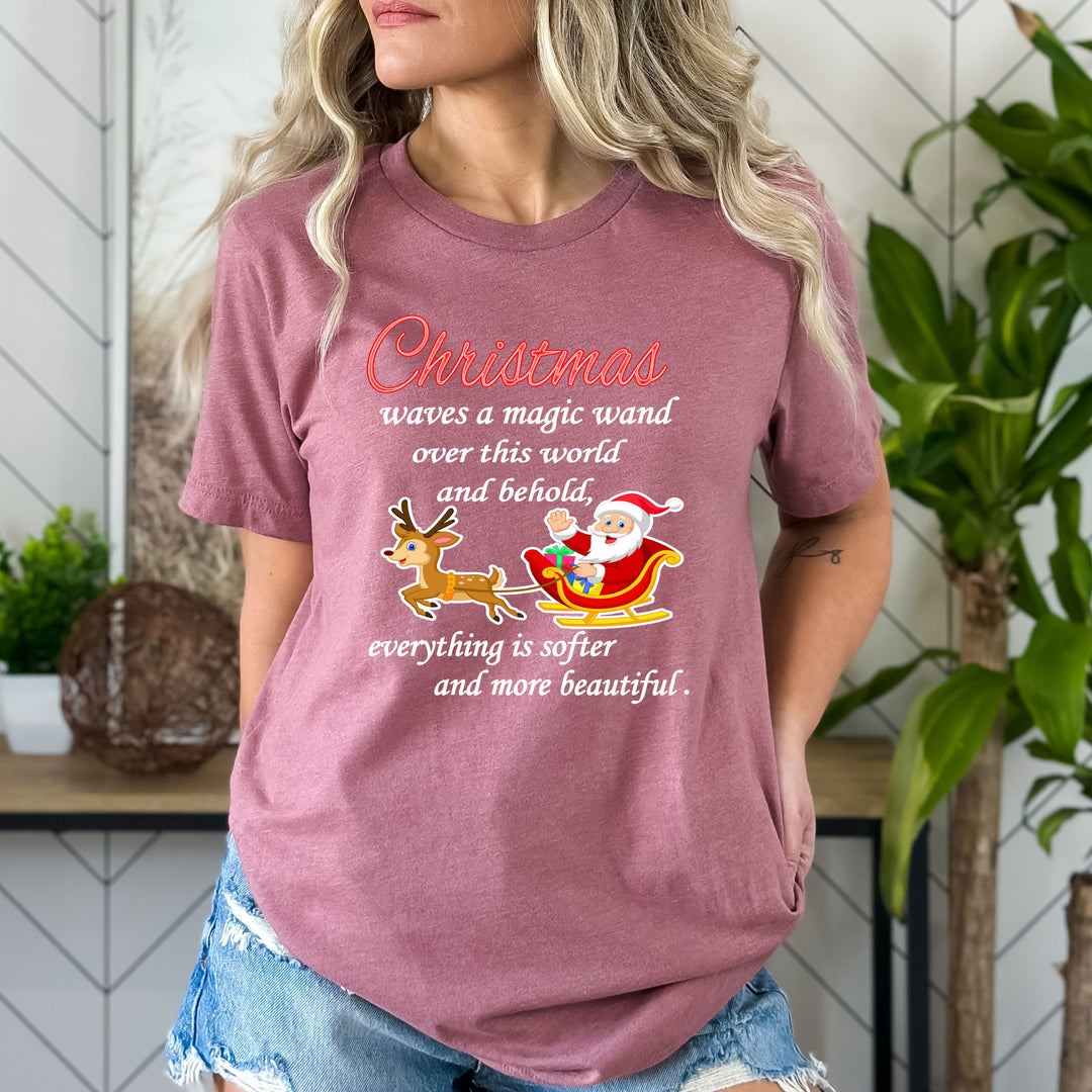 Christmas Waves A Magic Wand - Bella Canvas