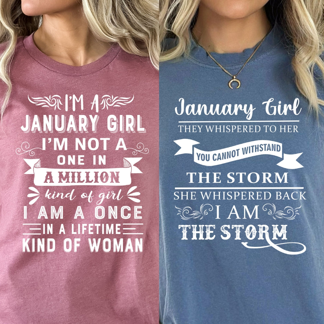 January Combo (Once In Lifetime And I Am Storm ) Combo Pack