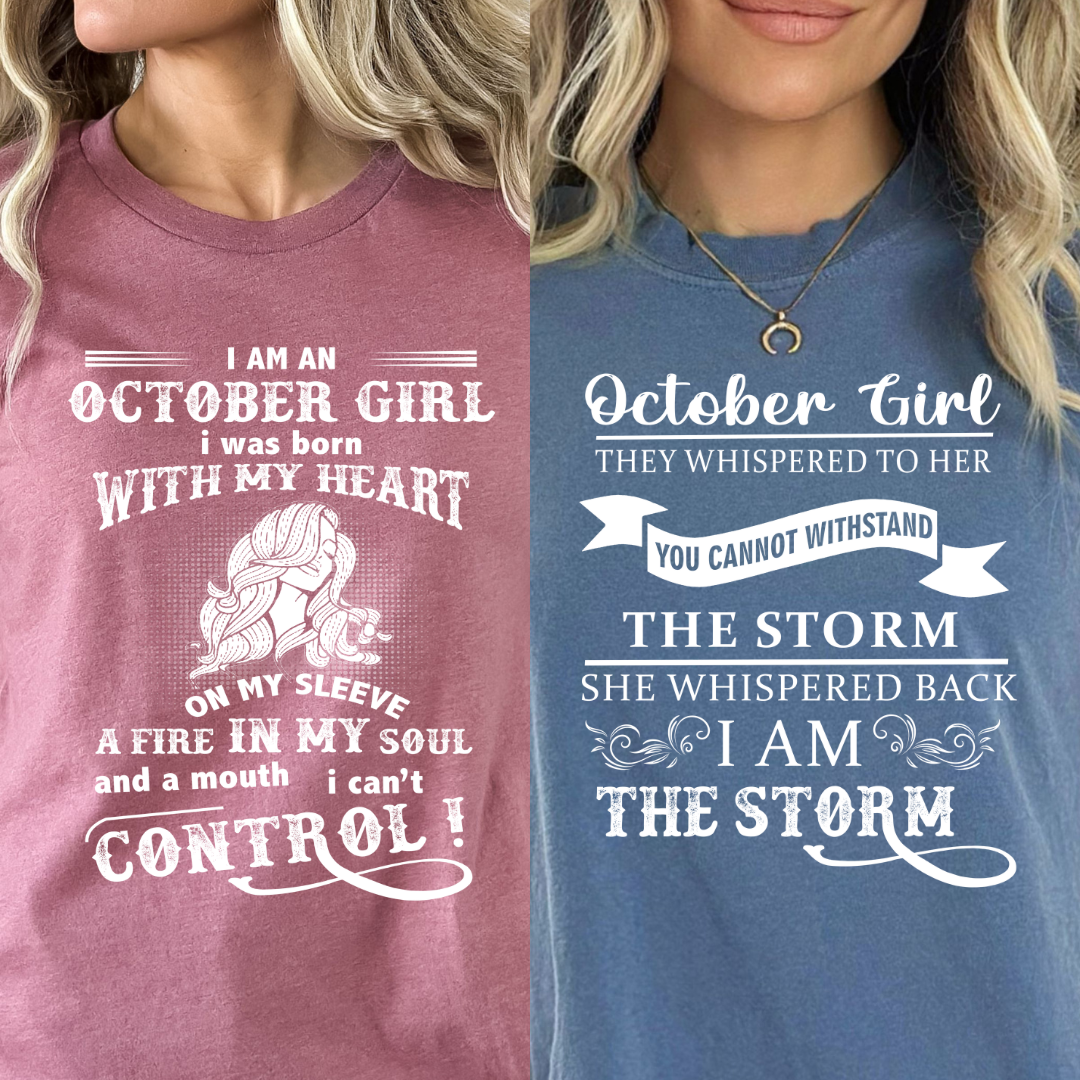 October Combo (Fire In My Soul And I Am Storm ) Combo Pack