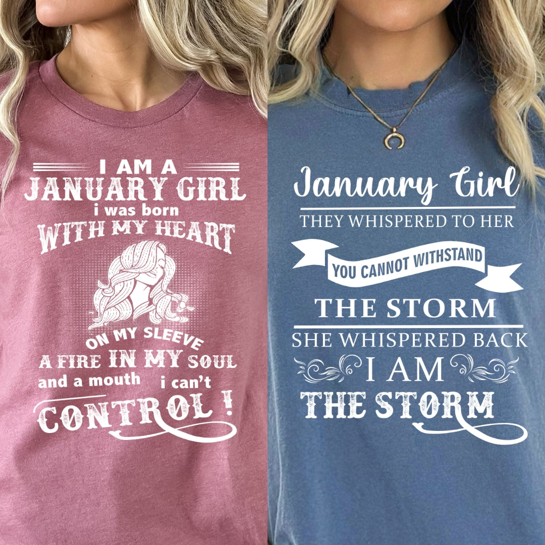 January Combo (Fire In My Soul And I Am Storm ) Combo Pack