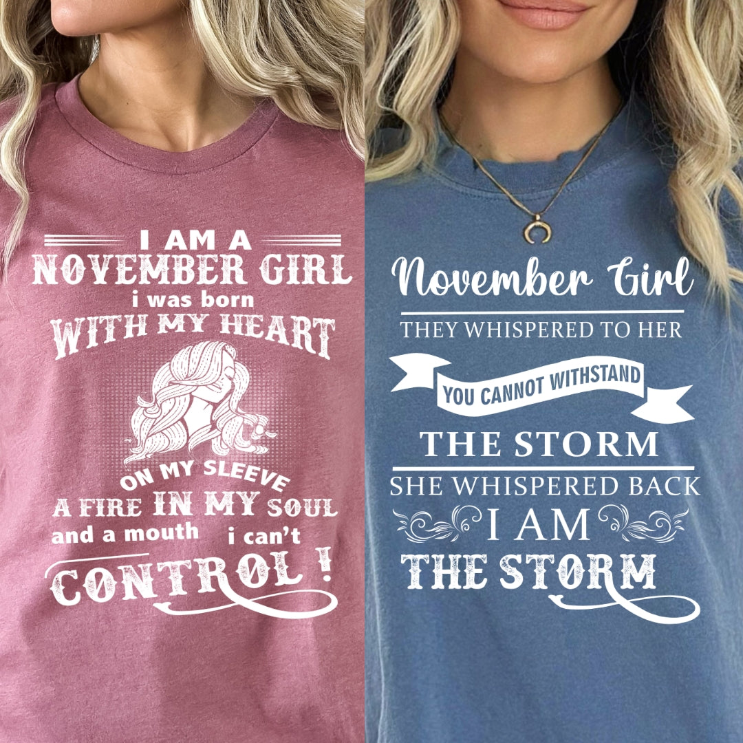 November Combo (Fire In My Soul And I Am Storm ) Combo Pack