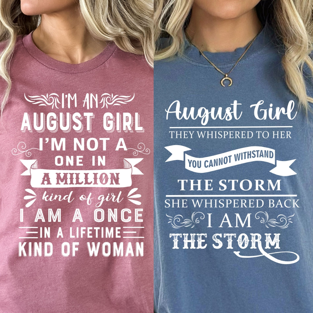 August Combo (Once In Lifetime And I Am Storm ) Combo Pack