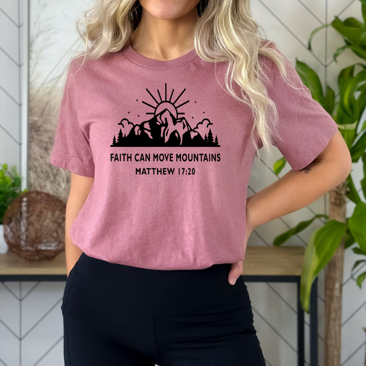 Faith can move mountain- Bella Canvas