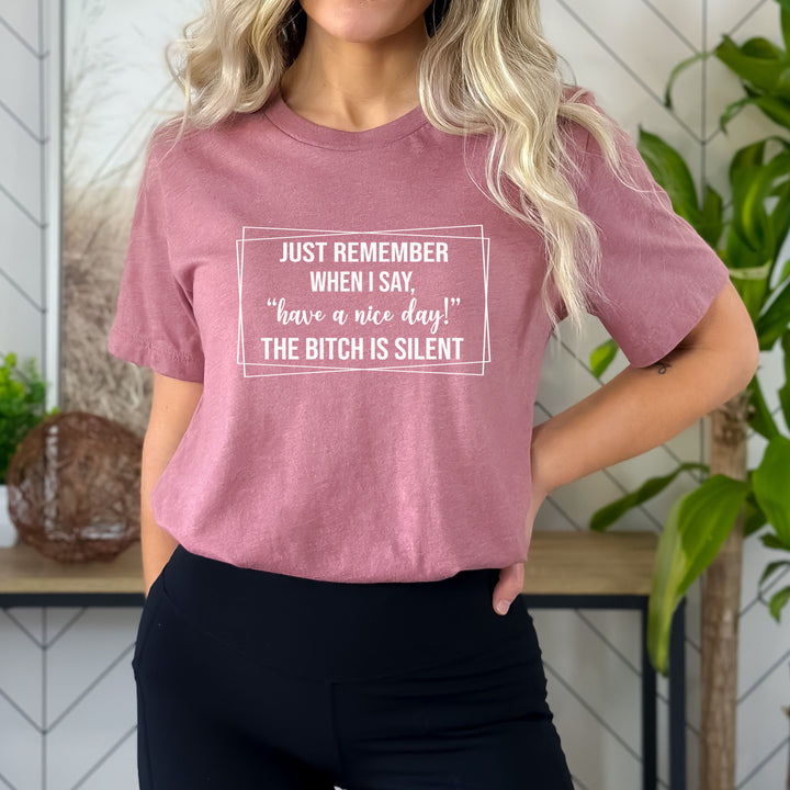 Just Remember - Bella canvas