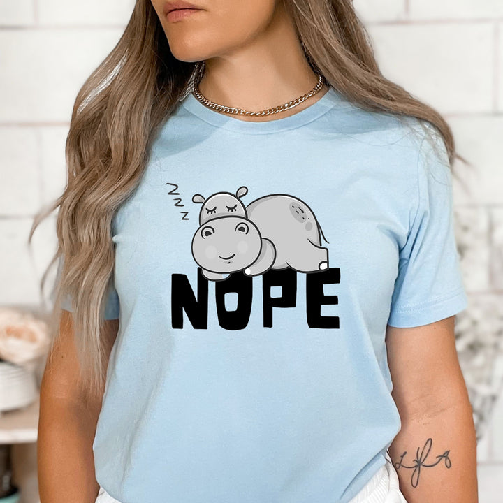 "Nope" Bella Canvas