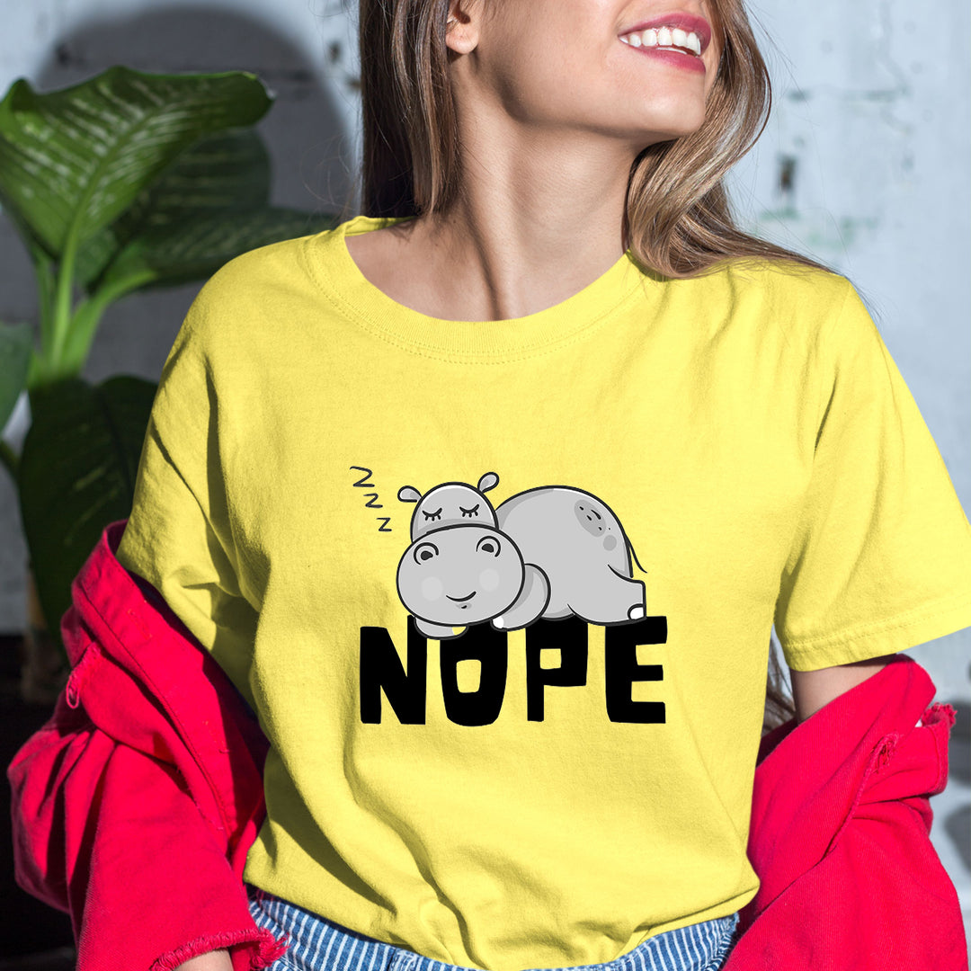 "Nope" Bella Canvas