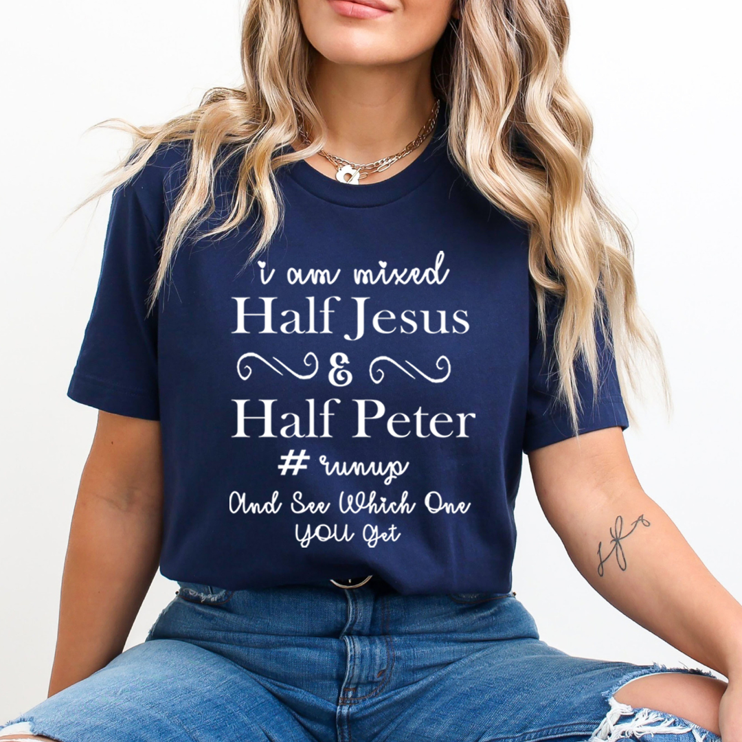 Half Jesus Half Peter - Unisex T-Shirt