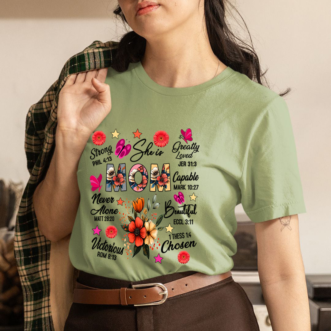 She is Mom Greatly Loved Capable Beautiful - Unisex T-Shirt