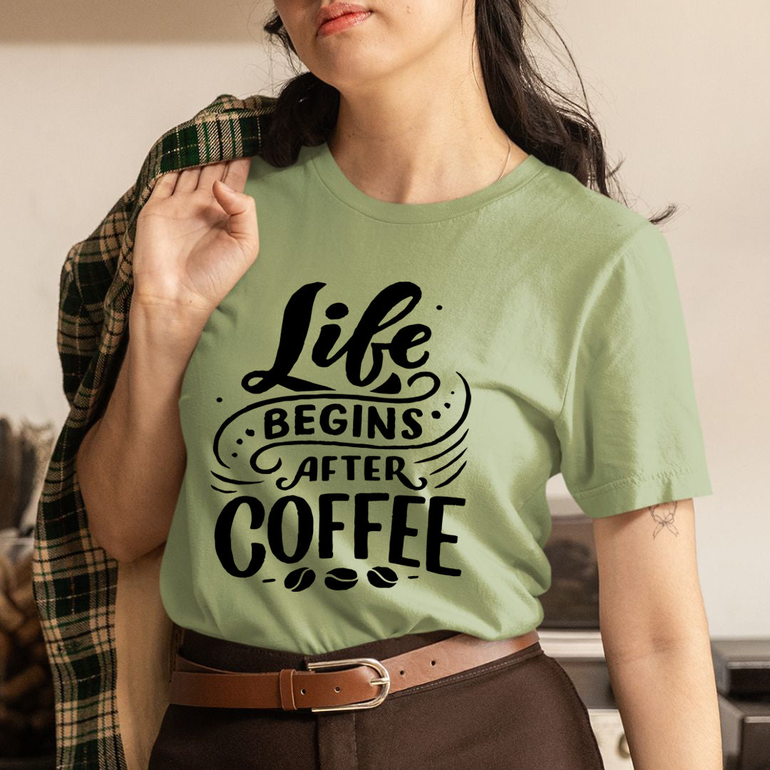 Life Begins After Coffee - Unisex T-Shirt