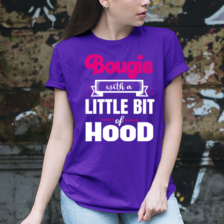 Bougie With A Little Bit Of Hood - Unisex T-Shirt
