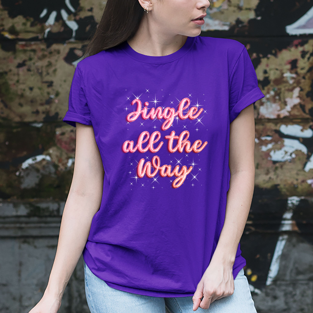Pink Jingle way - Unisex T-Shirt