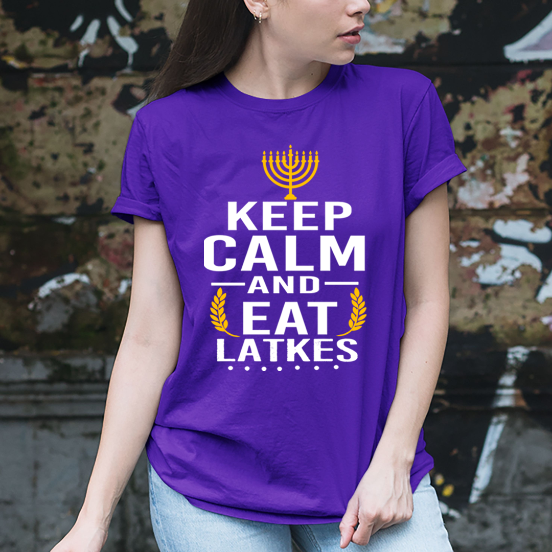 Keep Calm And Latkes - Unisex T-Shirt