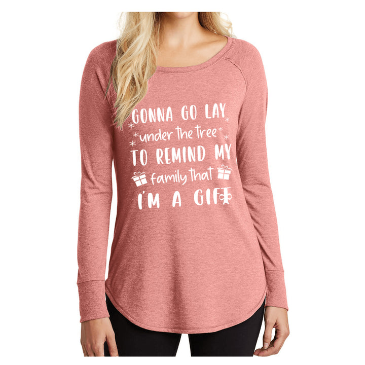 "GONNA GO LAY UNDER THE TREE"- Stylish Long-Sleeve Tee